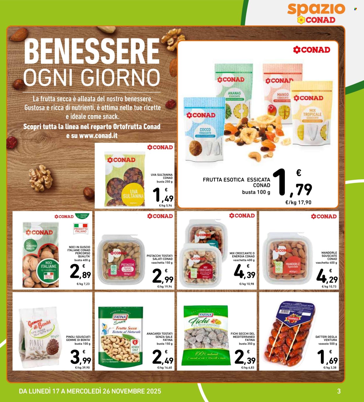 Volantino Spazio Conad - 17/11/2025 - 26/11/2025. Pagina 3