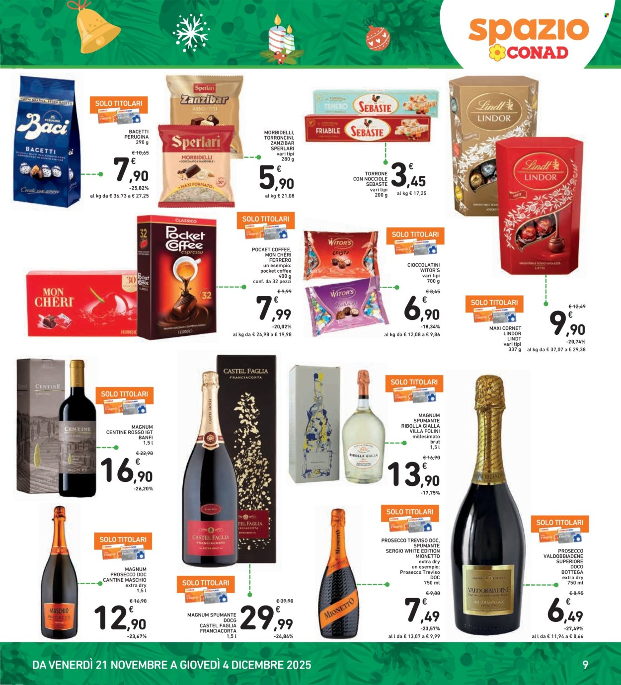 Volantino Spazio Conad - 21/11/2025 - 4/12/2025. Pagina 9