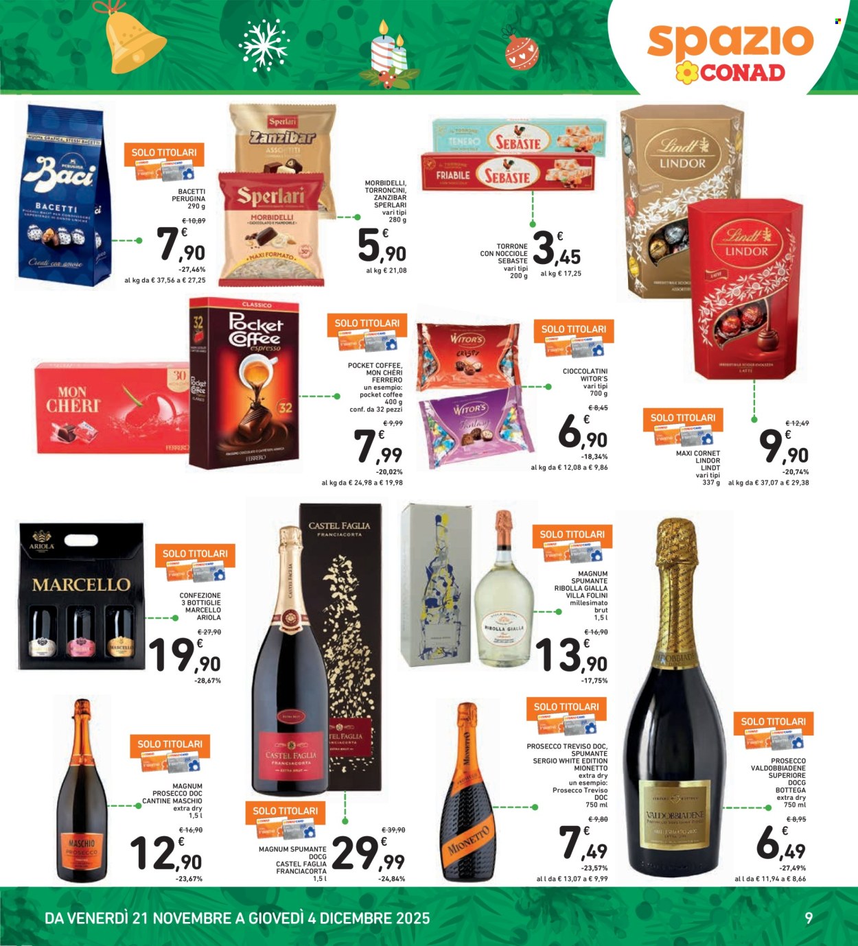 Volantino Spazio Conad - 21/11/2025 - 4/12/2025. Pagina 9