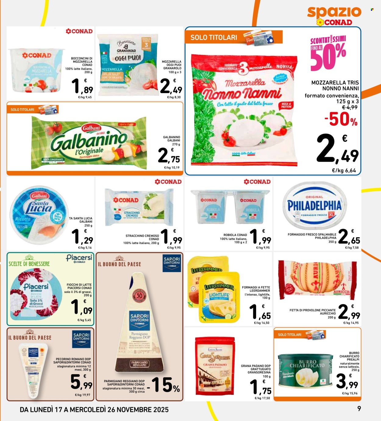 Volantino Spazio Conad - 17/11/2025 - 26/11/2025. Pagina 9