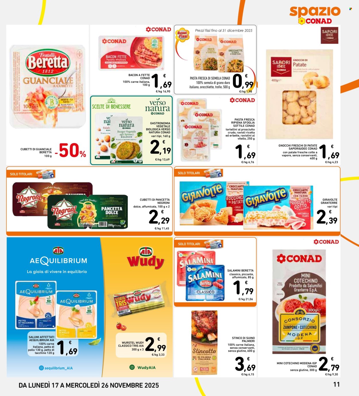 Volantino Spazio Conad - 17/11/2025 - 26/11/2025. Pagina 11