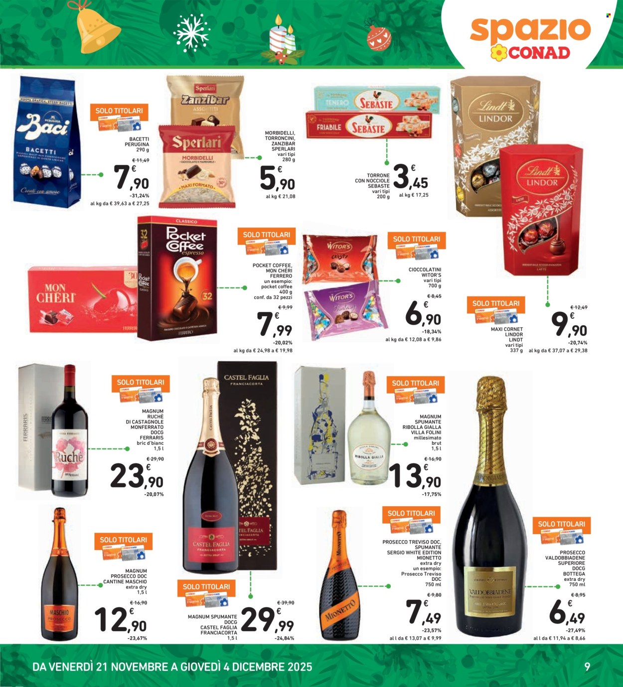 Volantino Spazio Conad - 21/11/2025 - 4/12/2025. Pagina 9