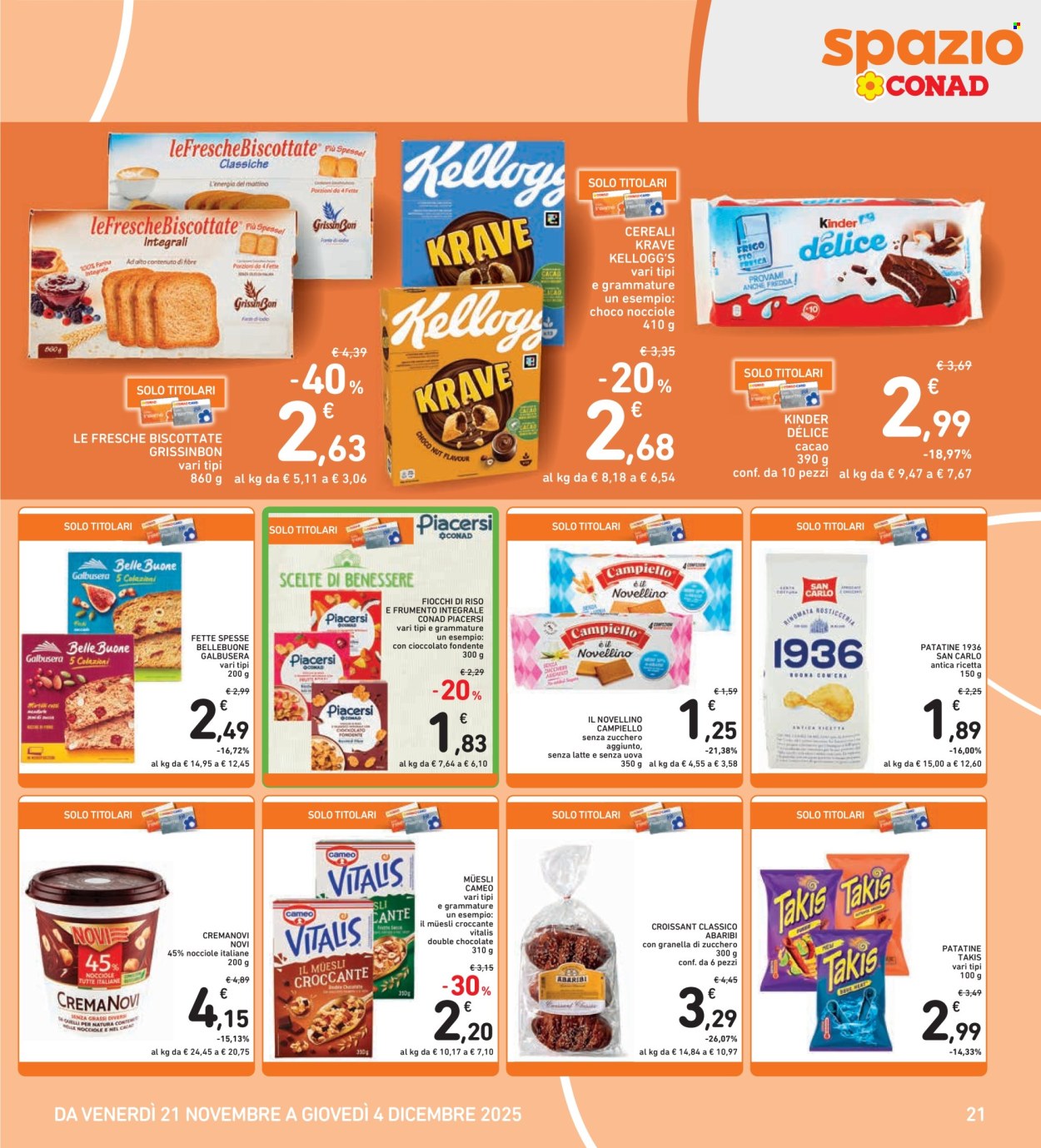 Volantino Spazio Conad - 21/11/2025 - 4/12/2025. Pagina 21