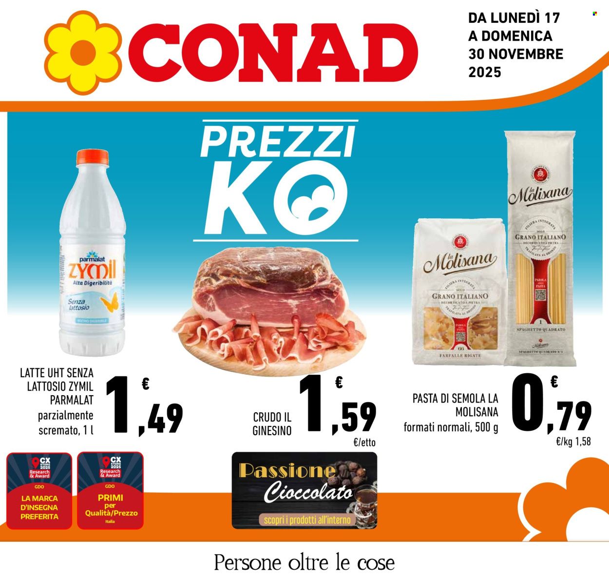 Volantino Conad - 17/11/2025 - 30/11/2025. Pagina 1