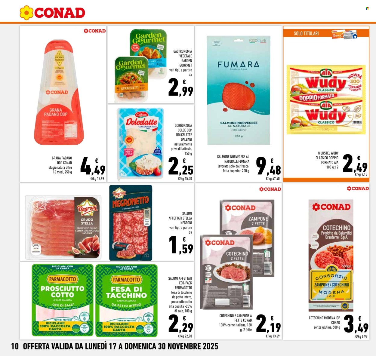 Volantino Conad - 17/11/2025 - 30/11/2025. Pagina 10