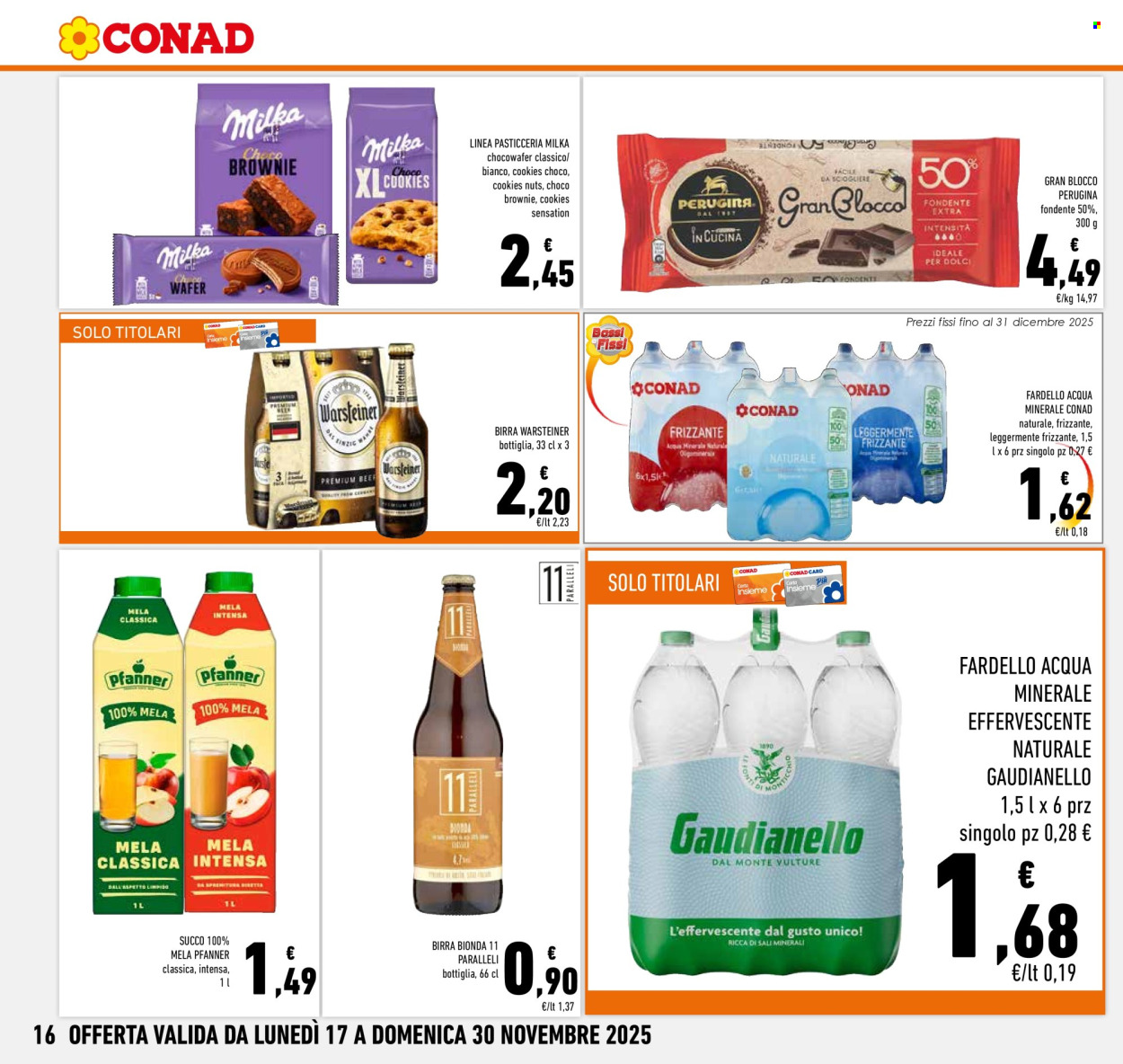 Volantino Conad - 17/11/2025 - 30/11/2025. Pagina 16