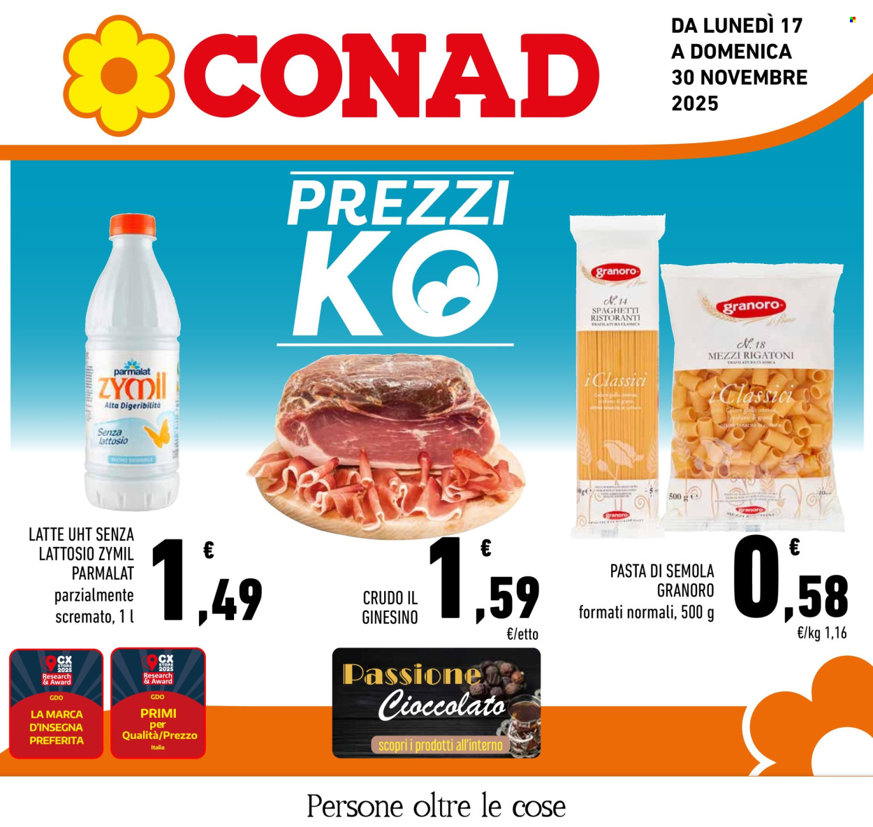 Volantino Conad - 17/11/2025 - 30/11/2025. Pagina 1