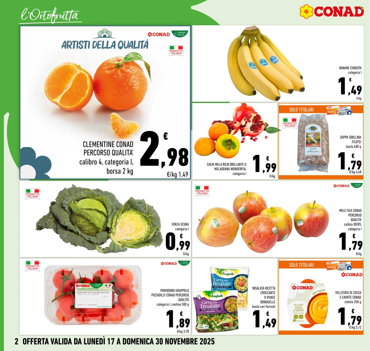 Volantino Conad - 17/11/2025 - 30/11/2025. Pagina 2