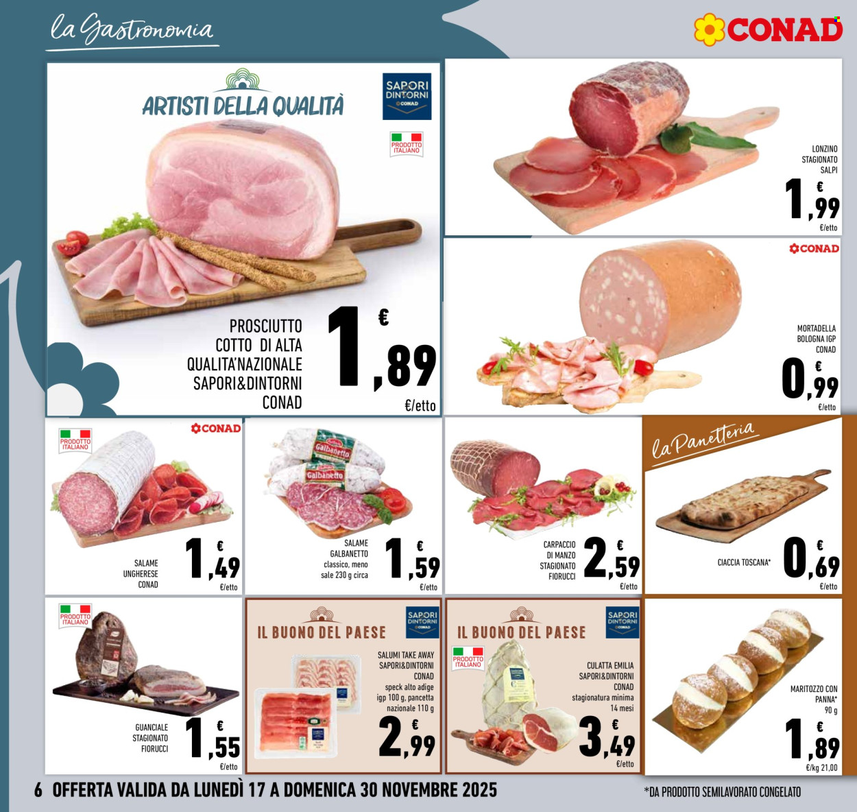 Volantino Conad - 17/11/2025 - 30/11/2025. Pagina 6