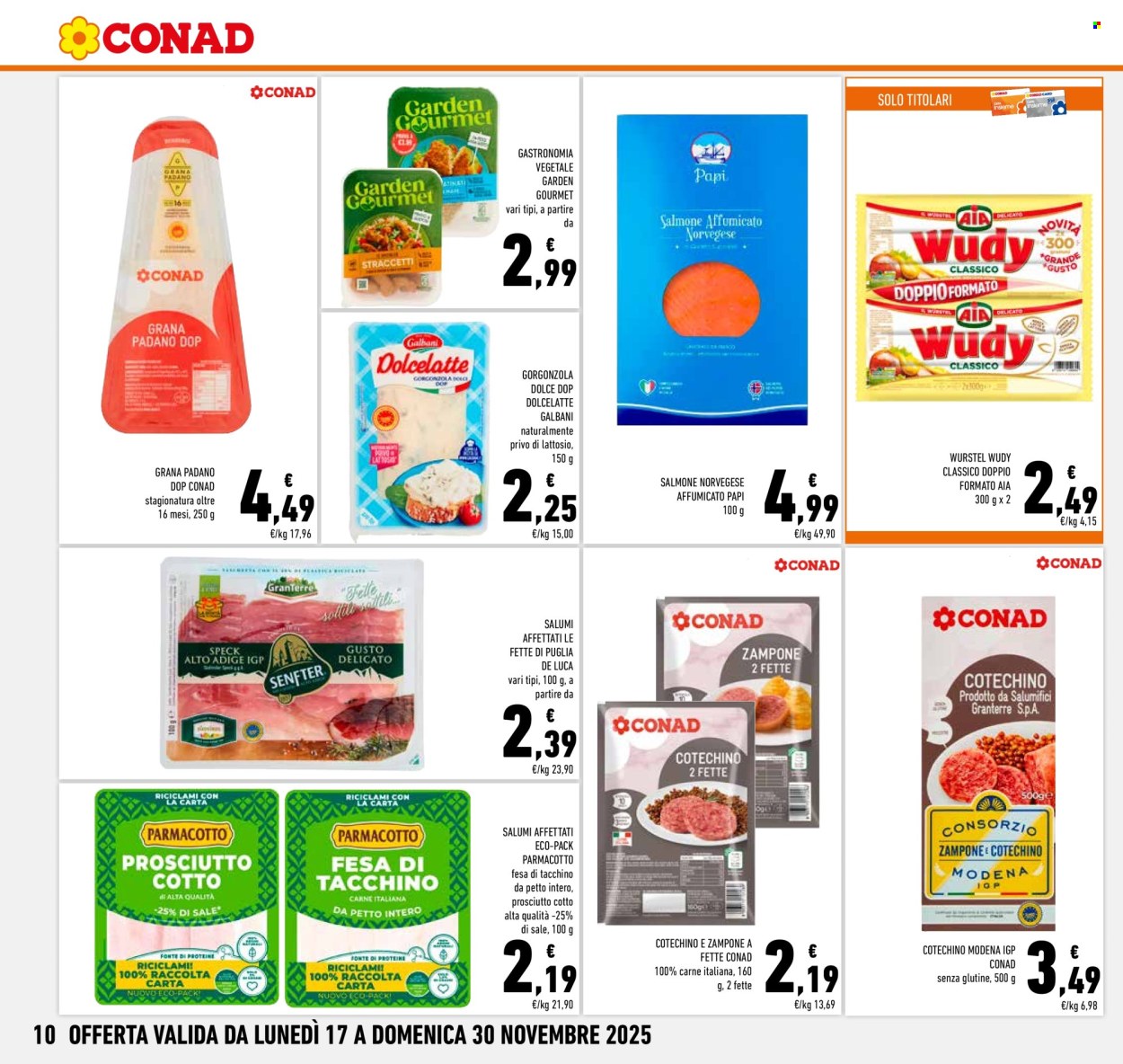 Volantino Conad - 17/11/2025 - 30/11/2025. Pagina 10