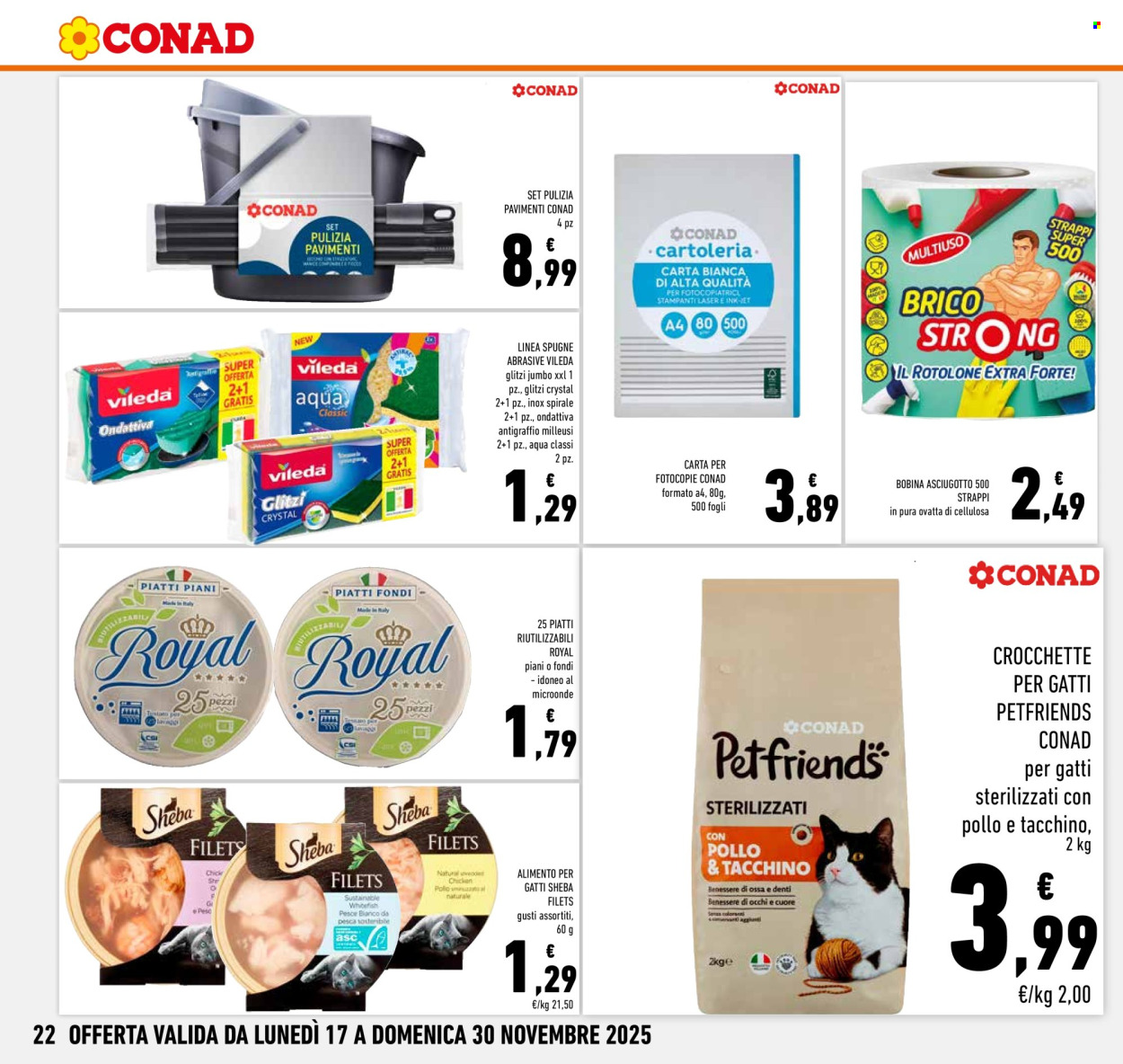 Volantino Conad - 17/11/2025 - 30/11/2025. Pagina 22