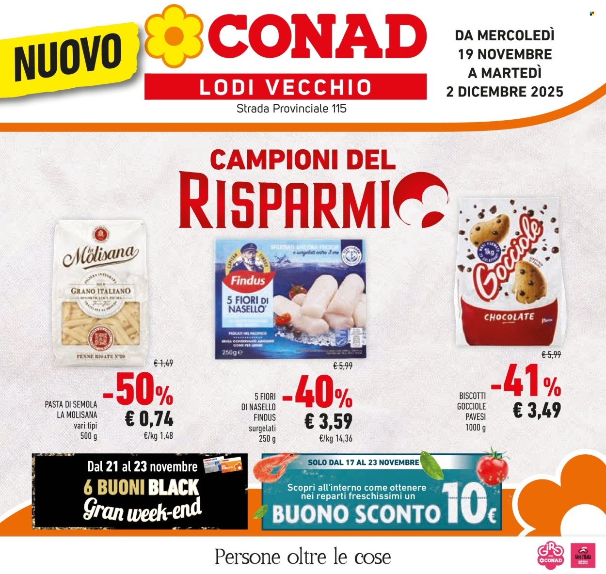 Volantino Conad - 19/11/2025 - 2/12/2025. Pagina 1