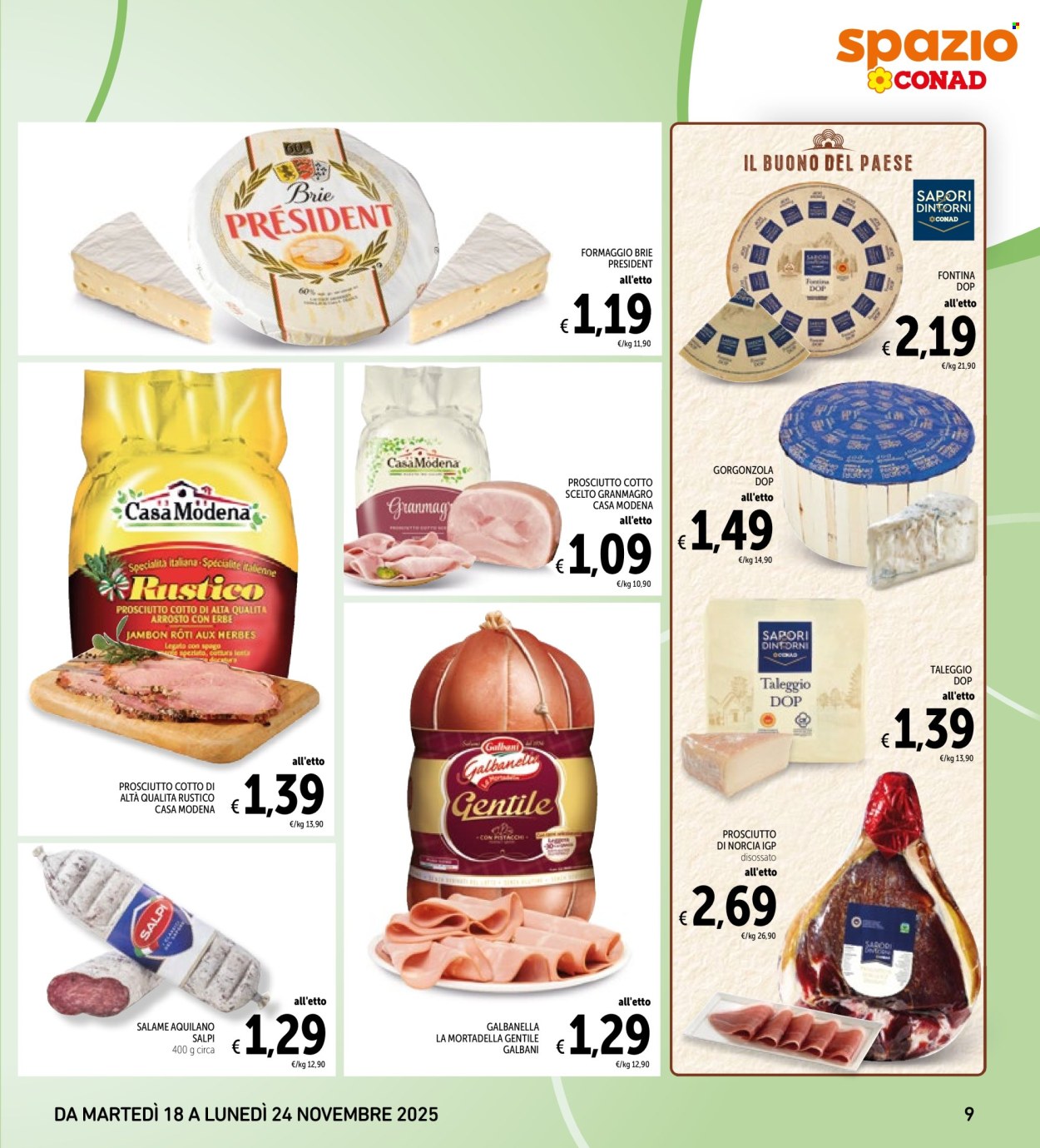 Volantino Spazio Conad - 18/11/2025 - 24/11/2025. Pagina 9