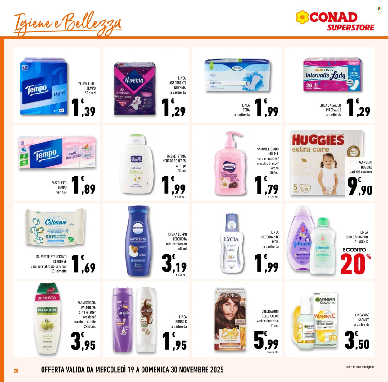 Volantino Conad Superstore - 19/11/2025 - 2/12/2025. Pagina 28