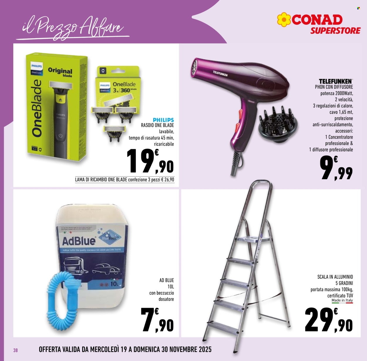 Volantino Conad Superstore - 19/11/2025 - 2/12/2025. Pagina 38
