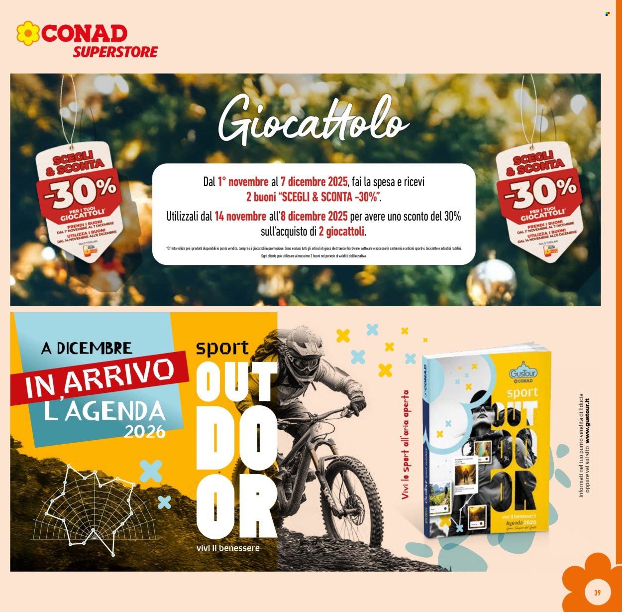Volantino Conad Superstore - 19/11/2025 - 2/12/2025. Pagina 39