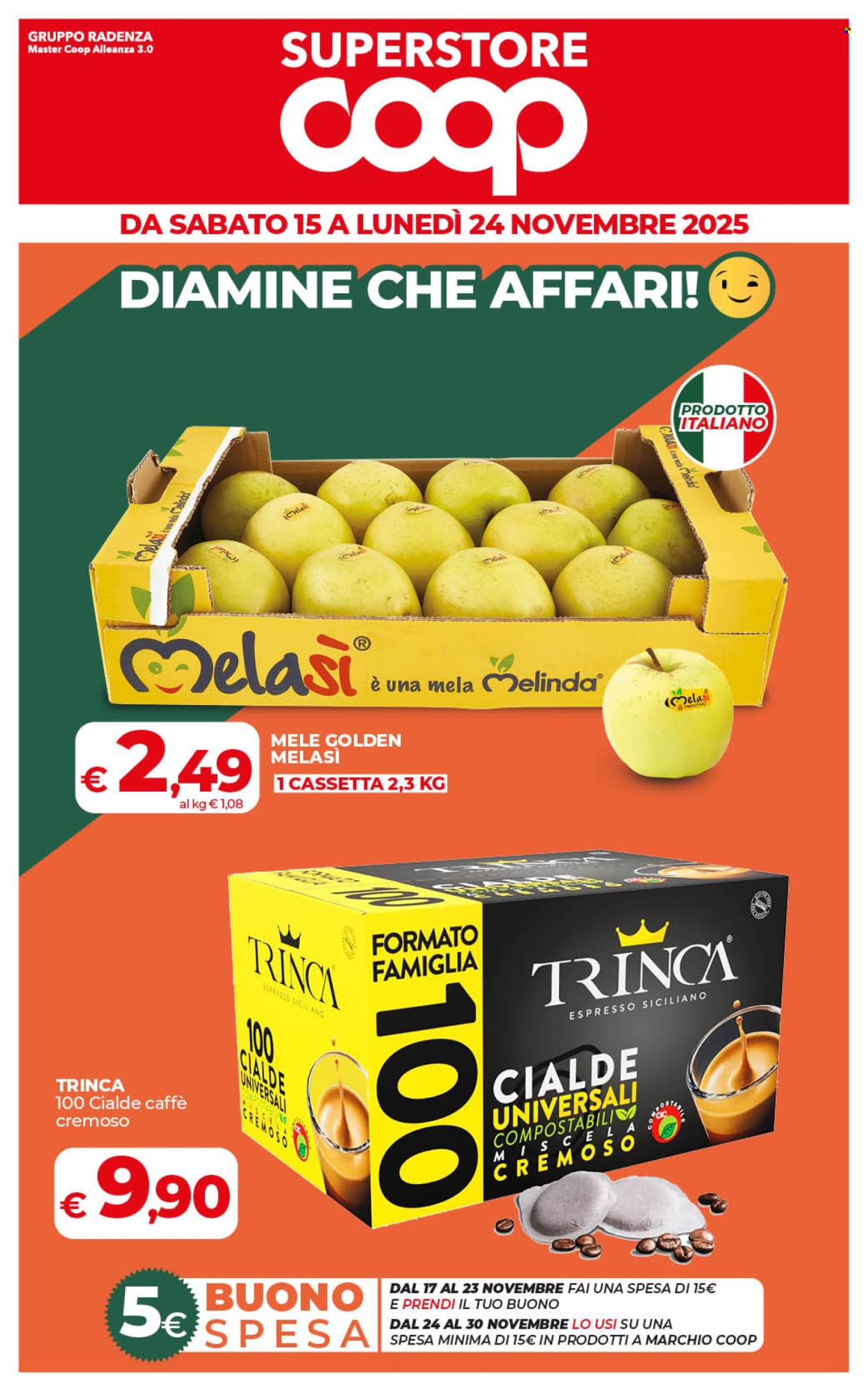 Volantino Coop - 15/11/2025 - 24/11/2025. Pagina 1