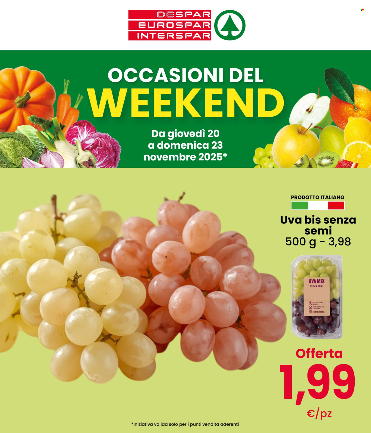 Volantino Interspar - 20/11/2025 - 23/11/2025. Pagina 1