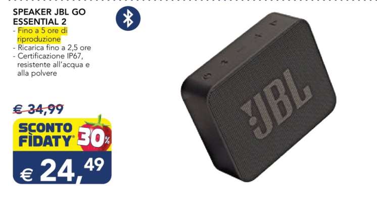 SPEAKER JBL GO ESSENTIAL 2