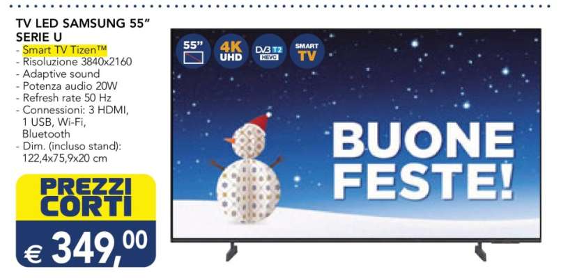 TV LED SAMSUNG 55'' SERIE U