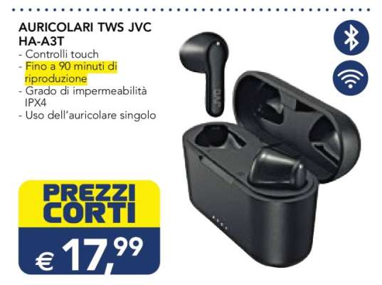 AURICOLARI TWS JVC HA-A3T