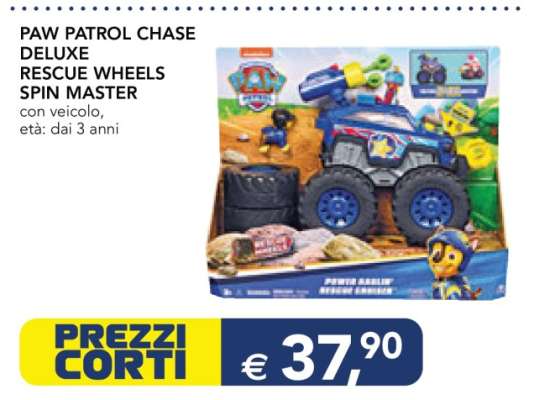 PAW PATROL CHASE DELUXE RESCUE WHEELS SPIN MASTER