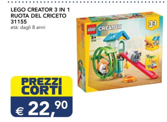 LEGO CREATOR 3 IN 1 RUOTA DEL CRICETO 31155