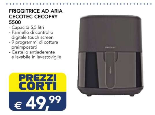 FRIGGITRICE AD ARIA CECOTEC CECOFRY 5500