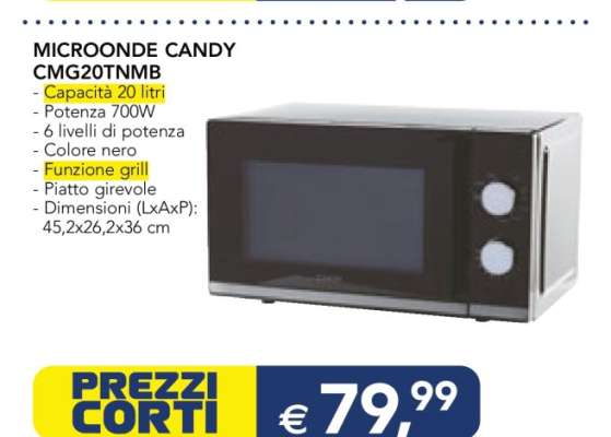 MICROONDE CANDY CMG20TNMB