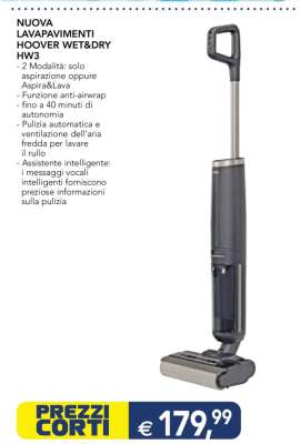 NUOVA LAVAPAVIMENTI HOOVER WET&DRY HW3