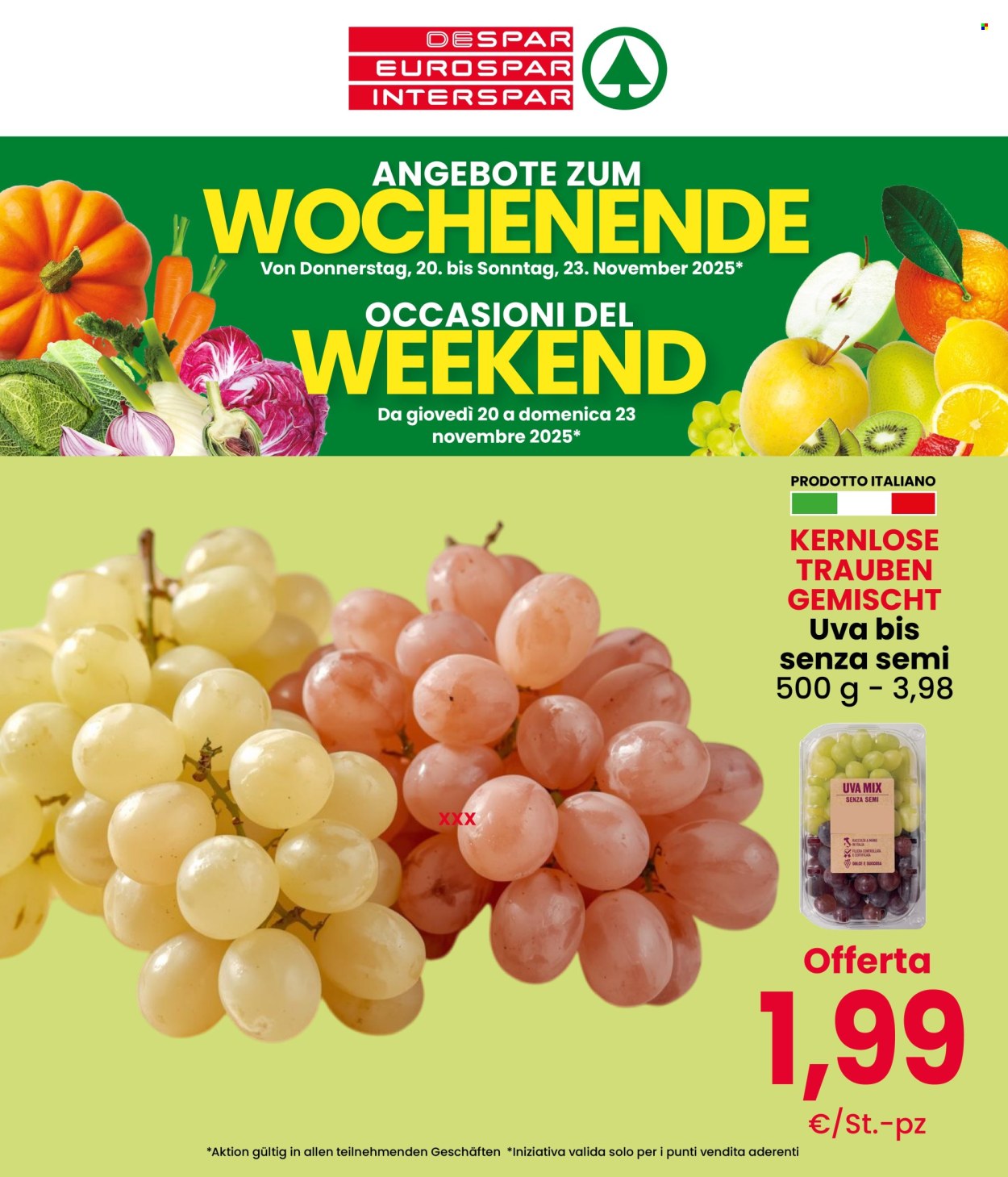 Volantino Despar - 20/11/2025 - 23/11/2025. Pagina 1
