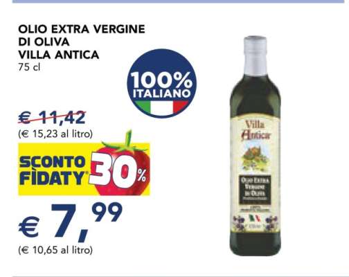 OLIO EXTRA VERGINE DI OLIVA VILLA ANTICA