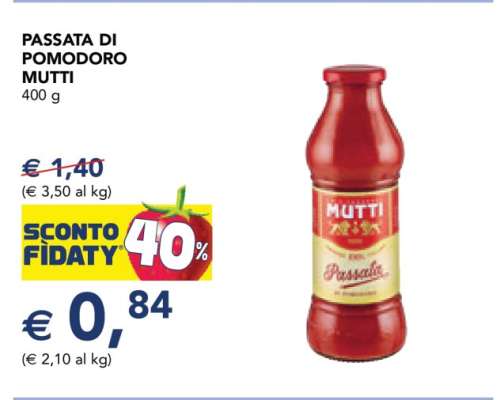 PASSATA DI POMODORO MUTTI
