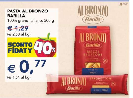 PASTA AL BRONZO BARILLA