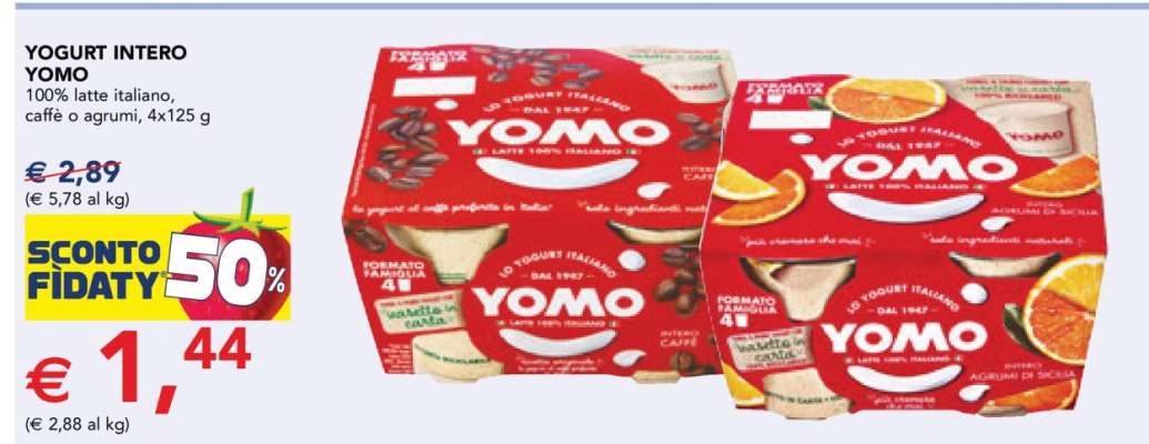 Yogurt Intero Yomo