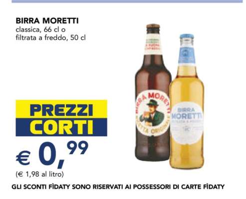 BIRRA MORETTI