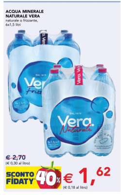 Acqua Minerale Naturale Vera