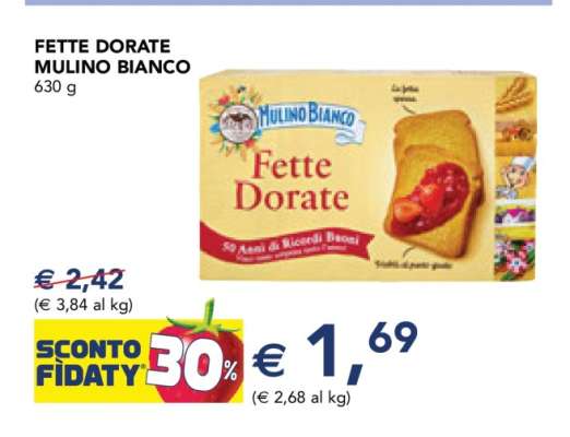 Fette Dorate Mulino Bianco