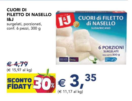 CUORI DI FILETTO DI NASELLO I&J