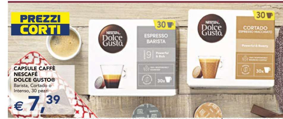 Capsule Caffè Nescafé Dolce Gusto