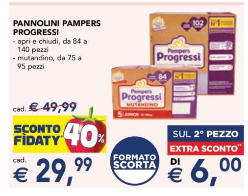 Pannolini Pampers Progressi