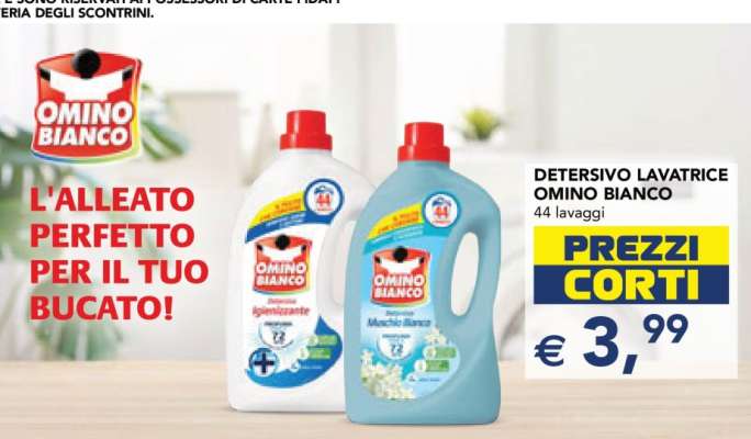 Detersivo Lavatrice Omino Bianco