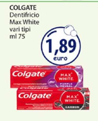 COLGATE Dentifricio Max White