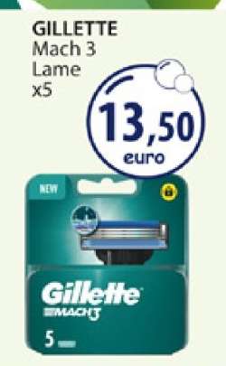 GILLETTE Mach 3 Lame x5