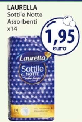 LAURELLA Sottile Notte Assorbenti x14