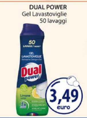 DUAL POWER Gel lavastoviglie