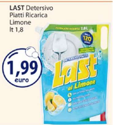 LAST Detersivo Piatti Ricarica Limone