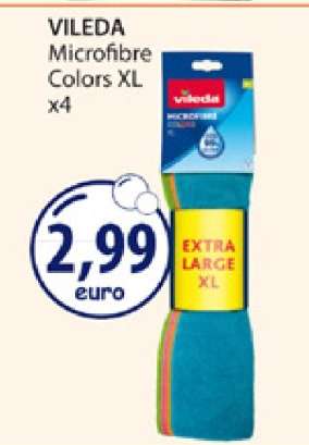 VILEDA Microfibre Colors XL x4
