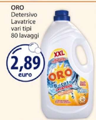 ORO Detersivo Lavatrice