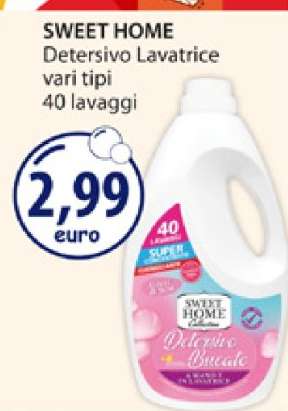 SWEET HOME Detersivo Lavatrice